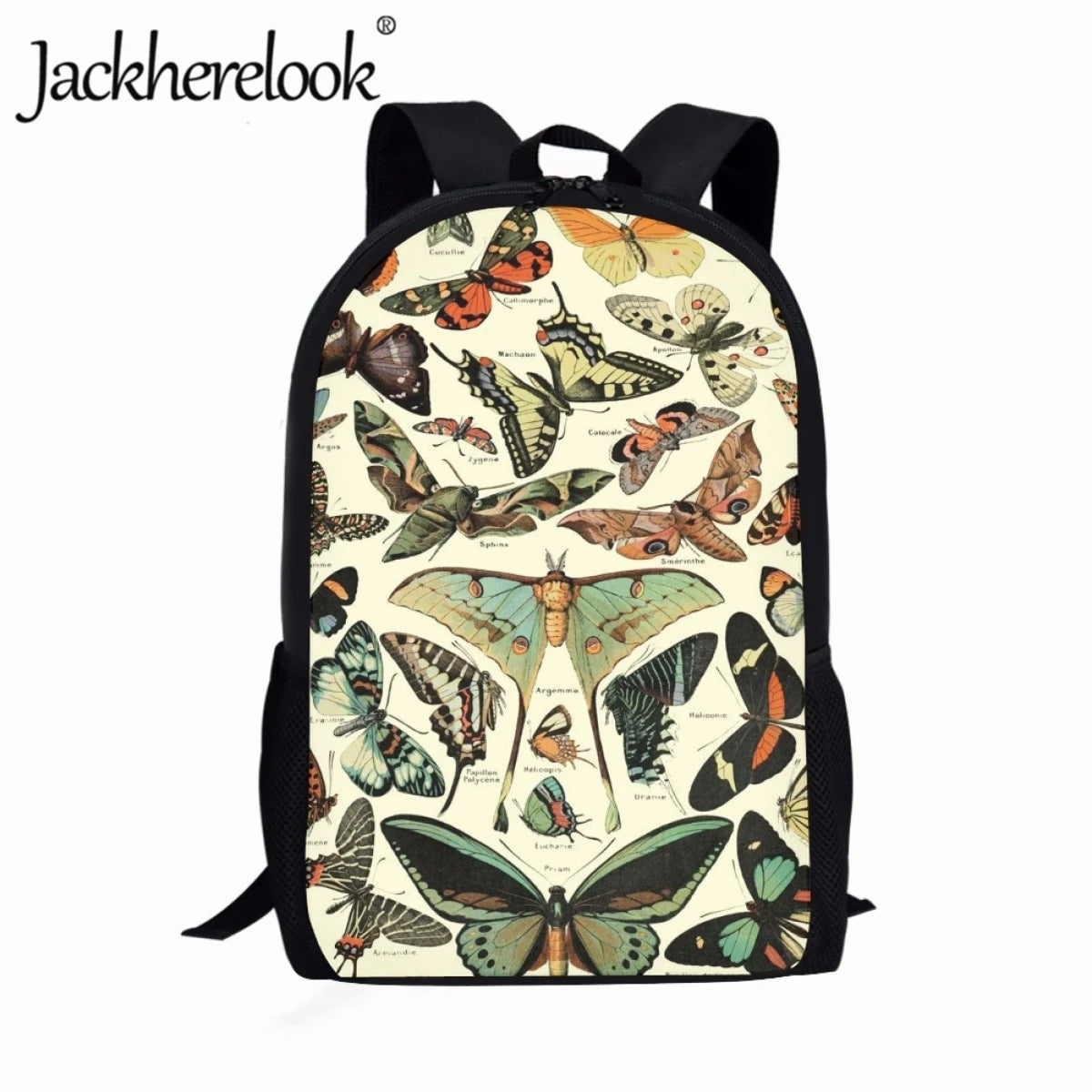 Insect Pattern Child Boy School Bags Girls Casual Large Capacity Backpacks