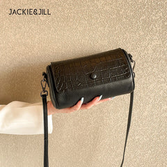 Cowhide Women's Shoulder Bag All Match Messenger Handbag