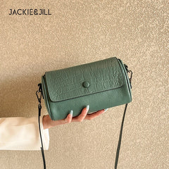Cowhide Women's Shoulder Bag All Match Messenger Handbag