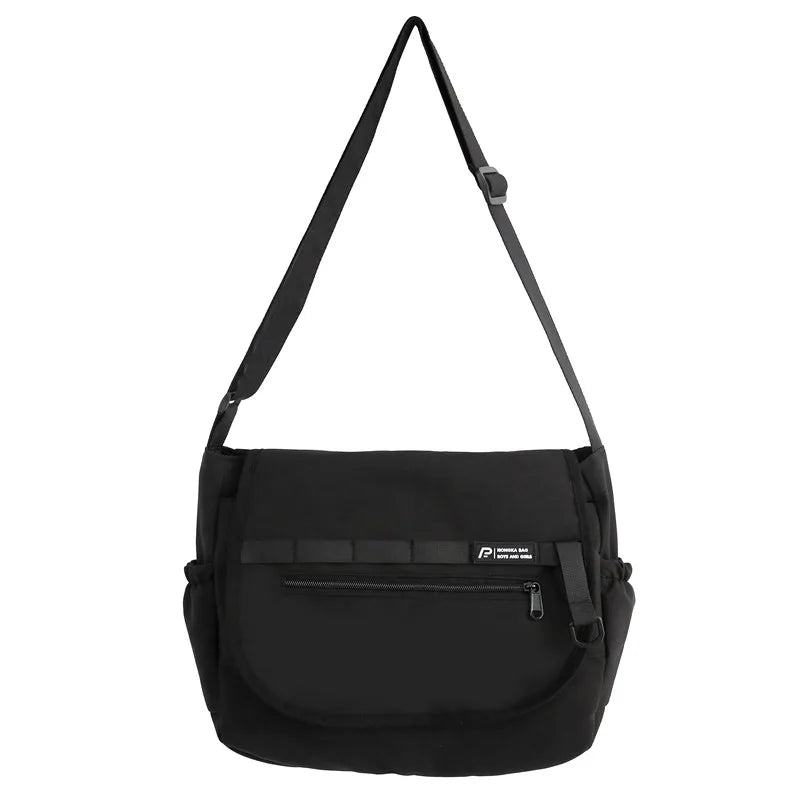 Japanese/Korean Style Messenger Bag Waterproof Nylon Crossbody Large Capacity