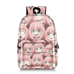 Anime Spy X Family Anya Forger Backpack Waterproof Schoolbag