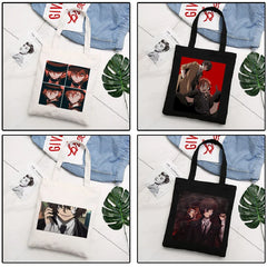 Osamu Dazai Canvas Bag Large Women Handbag