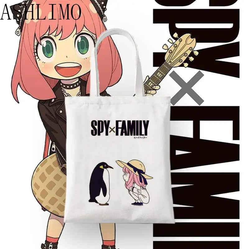 Anime SPYFAMILY Shoulder Bag Harajuku Canvas Tote