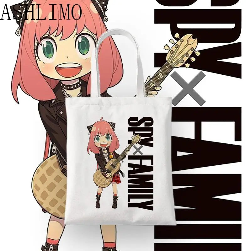 Anime SPYFAMILY Shoulder Bag Harajuku Canvas Tote