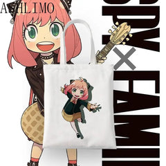 Anime SPYFAMILY Shoulder Bag Harajuku Canvas Tote