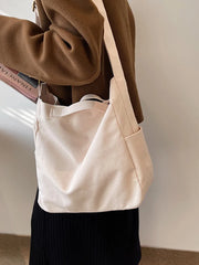 Japanese Canvas Messenger Bag Large Capacity Casual College Student Class Bags