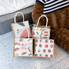 Japanese Canvas Bag Women's Handbag Crossbody Small Bag Autumn Winter