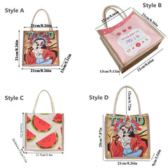 Japanese Canvas Bag Women's Handbag Crossbody Small Bag Autumn Winter