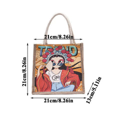 Japanese Canvas Bag Women's Handbag Crossbody Small Bag
