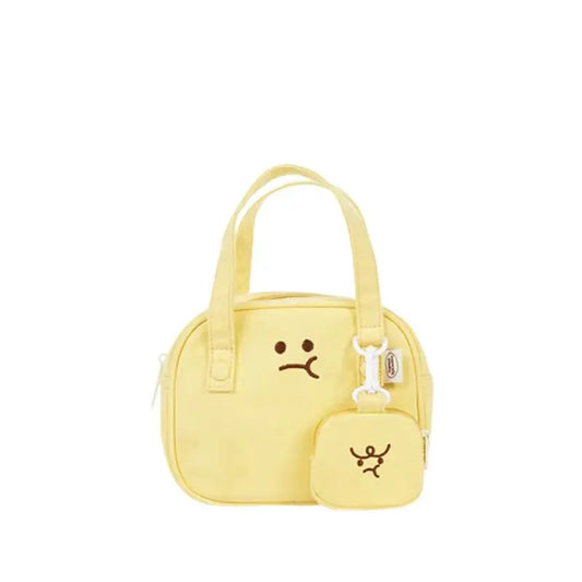 Japanese Angry Toast Women Canvas Bag Small Handbag Messenger Bag
