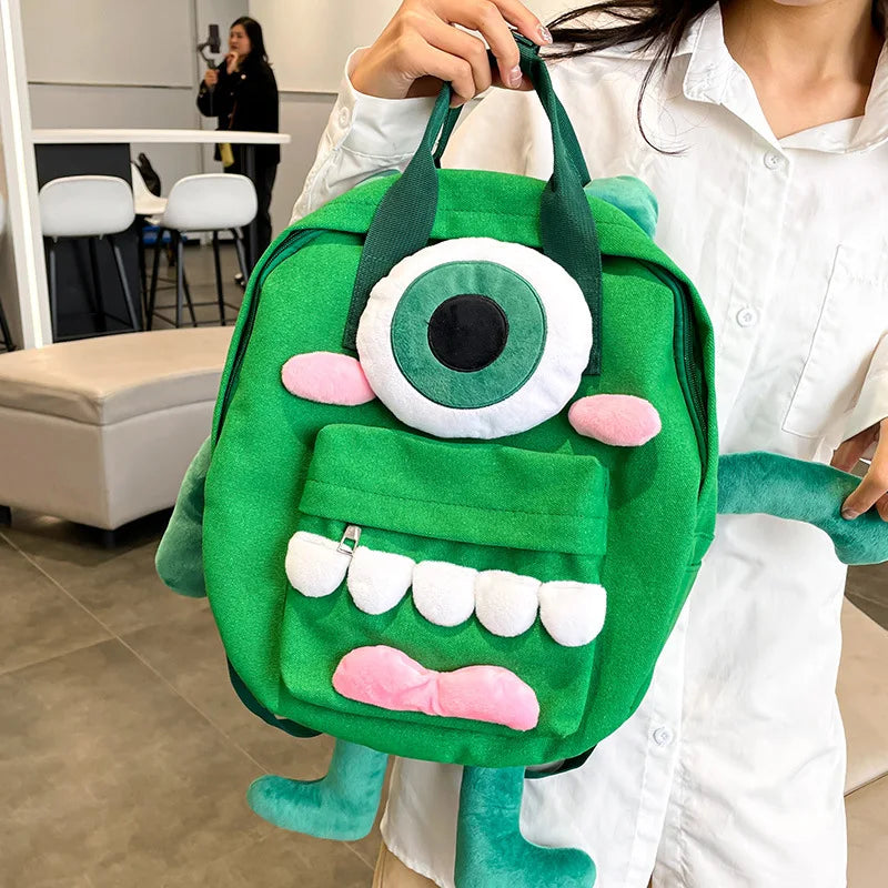 Japanese Schoolbag Girl Funny Ugly Cartoon Monster Doll Student Backpack