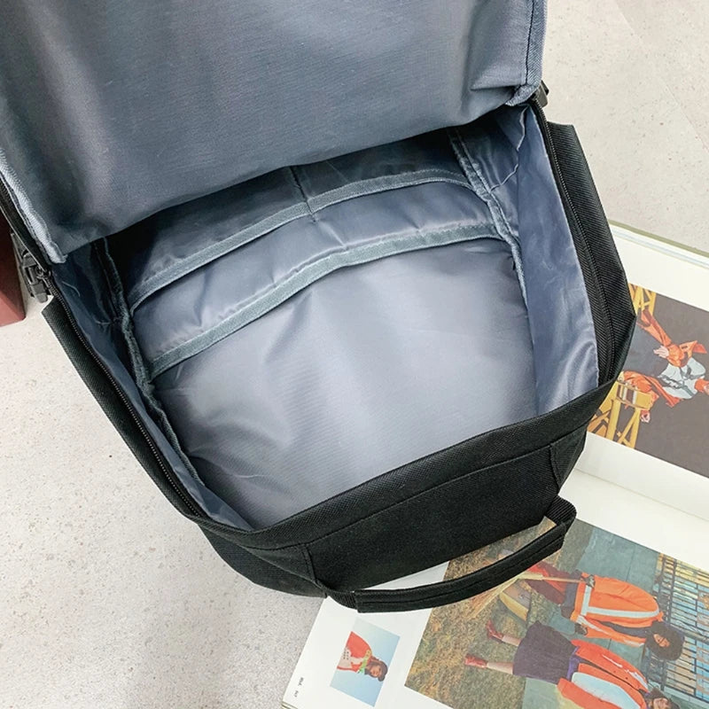 Japanese Harajuku Style Backpack Solid Shoulder Bag