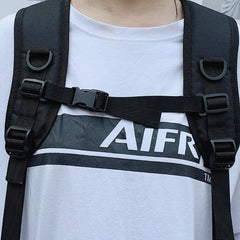 Japanese Harajuku Style Backpack Solid Shoulder Bag