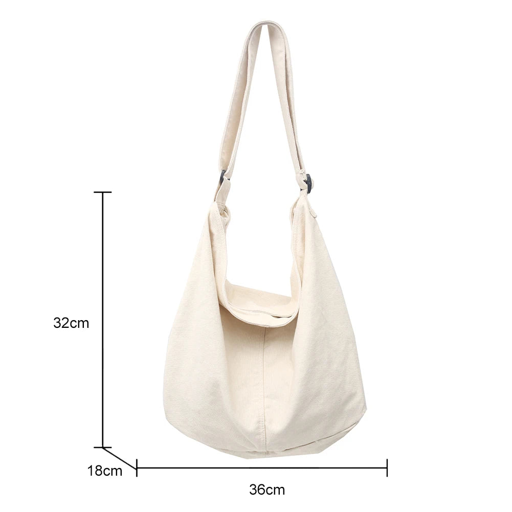 Japanese Harajuku Women Shoulder Bag Solid Retro Crossbody Messenger Handbags