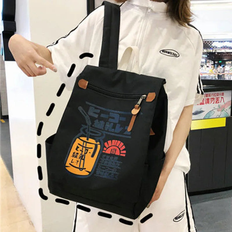 Japanese Harajuku Student School Bag Large Capacity Women Backpack