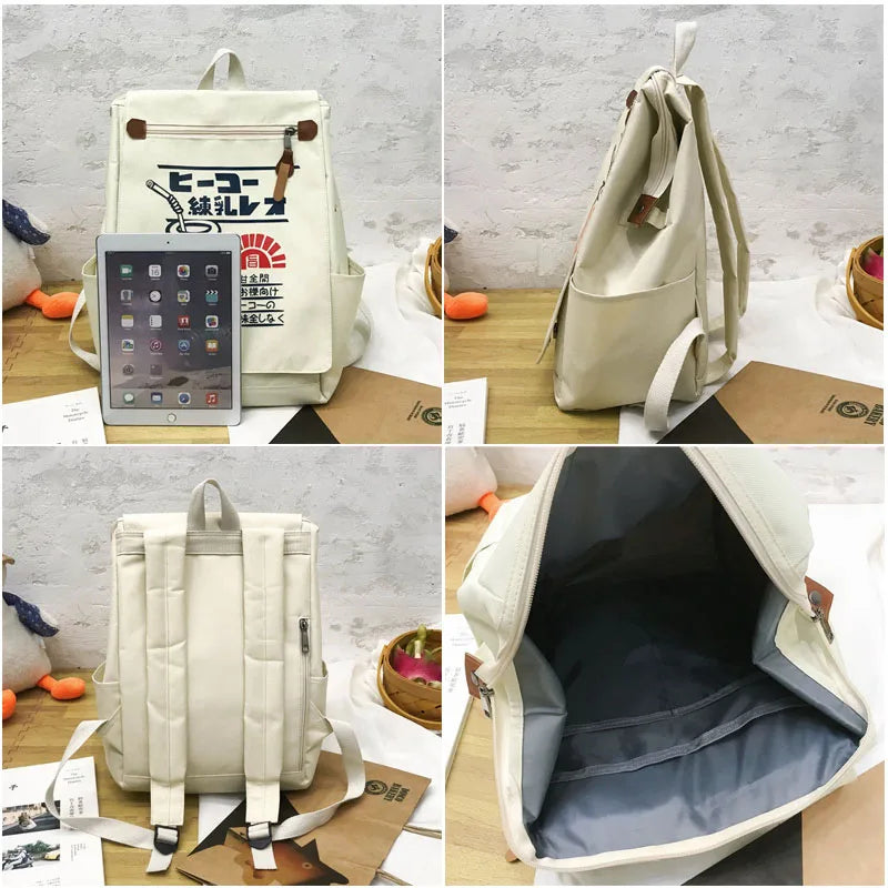 Japanese Harajuku Student School Bag Large Capacity Women Backpack