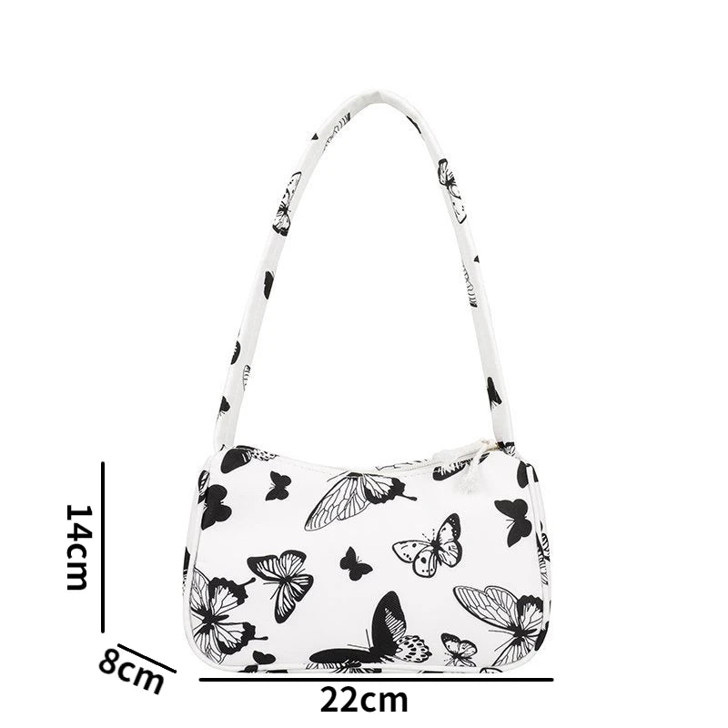 Harajuku Style Cow Shoulder Bag Girl Canvas Handbag