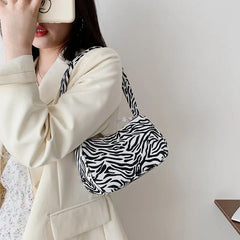 Harajuku Style Cow Shoulder Bag Girl Canvas Handbag