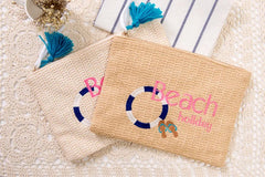 Japanese-Korean Clutch Bag Straw Handbag for Women