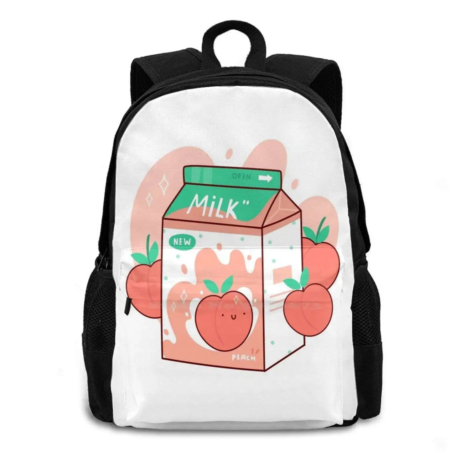 Japanese Peach Milk Anime Laptop Backpack