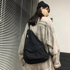 Japanese Shoulder Messenger Bags Unisex Chest Bag Crossbody Fanny Pack