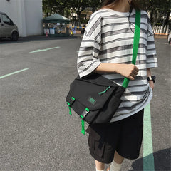 Japanese Messenger Waterproof Bag Light Crossbody Bags for Men Women