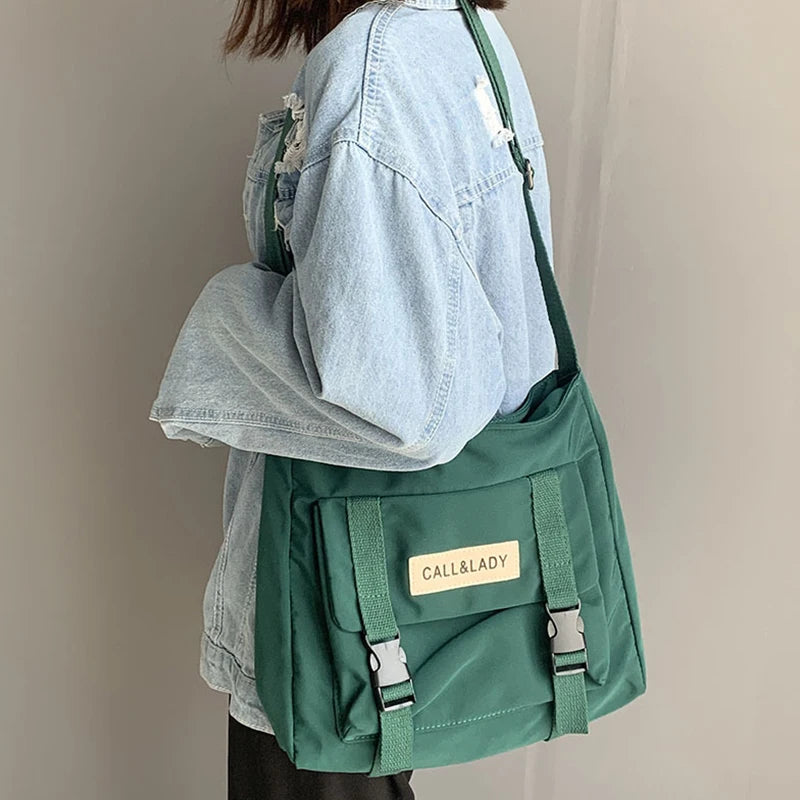 Japanese Women's Messenger Bag Student Waterproof Crossbody Shoulder Bag