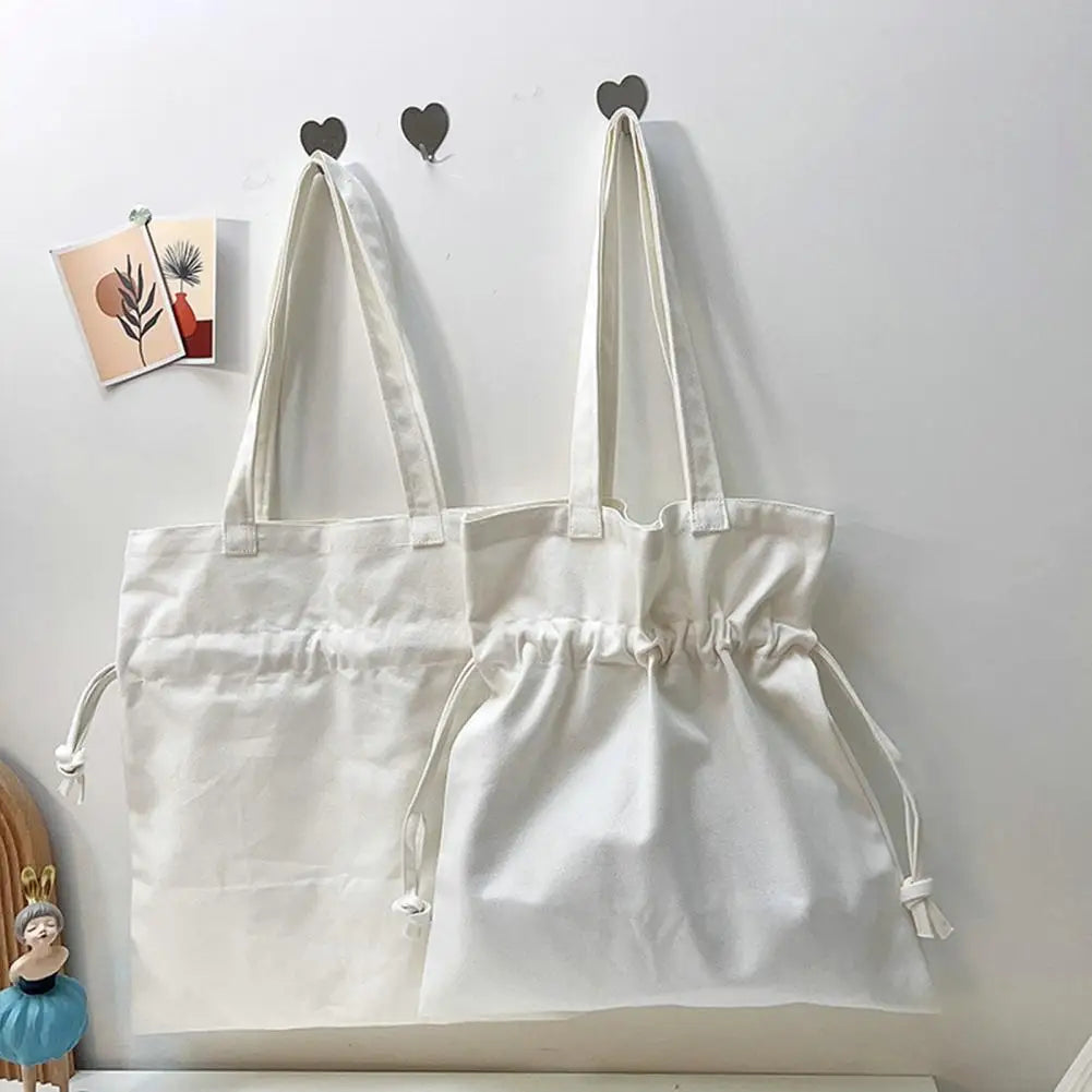 Japanese Style Women Shopping Bag Plaid Shoulder Bag