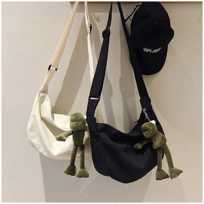 Japanese Women Canvas Bag Shoulder Handbags