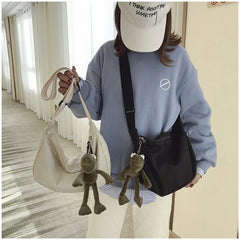 Japanese Women Canvas Bag Shoulder Handbags