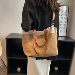 Japanese Canvas Shoulder Bag for Women