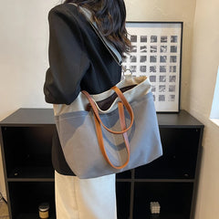 Japanese Canvas Shoulder Bag for Women