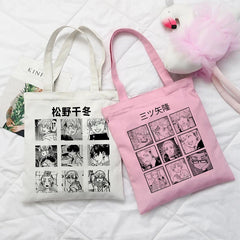 Y2K Tokyo Avenger Print Canvas Bag Goth Punk Women Shoulder Bag
