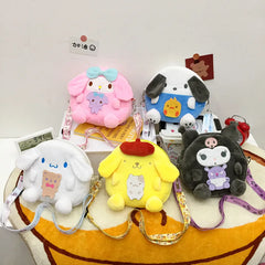Japanese Lolita Messenger Phone Bag Plush Shoulder Bag