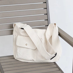 Japanese Canvas Shoulder Bag Harajuku Mori Art Student Messenger Bag