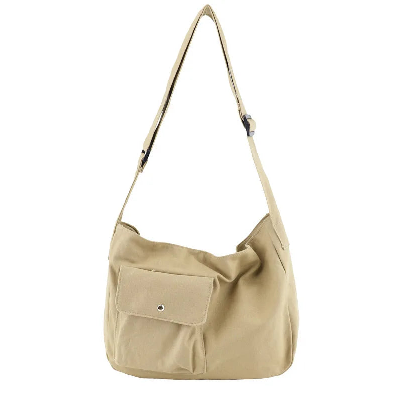 Japanese Canvas Shoulder Bag Harajuku Mori Art Student Messenger Bag