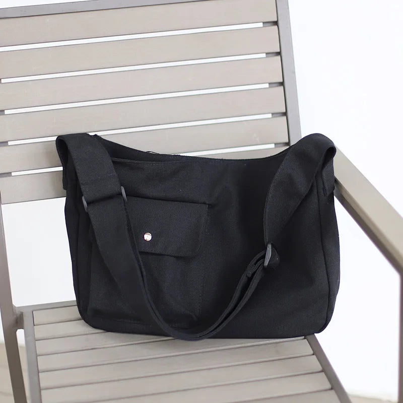 Japanese Canvas Shoulder Bag Harajuku Mori Art Student Messenger Bag