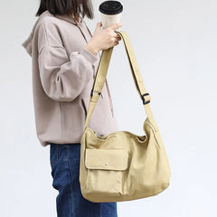 Japanese Canvas Shoulder Bag Harajuku Mori Art Student Messenger Bag