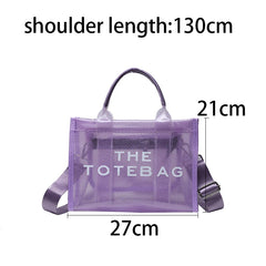 Jelley Square Shoulder Bag Chain Messenger Handbag