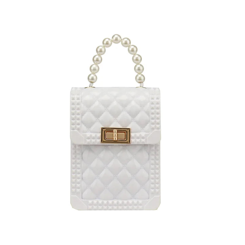 Jelly Mobile Phone Bag Summer Women Handbags Live Mini Crossbody Bag