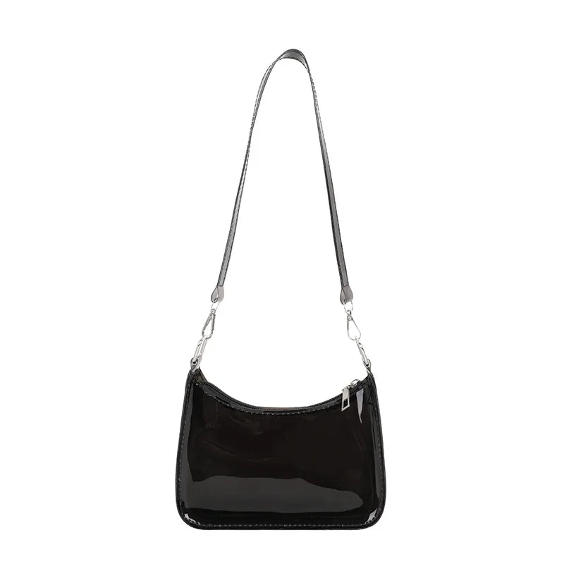 Clear Shoulder Underarm Bag for Women Casual Vintage Ladies Phone Bag