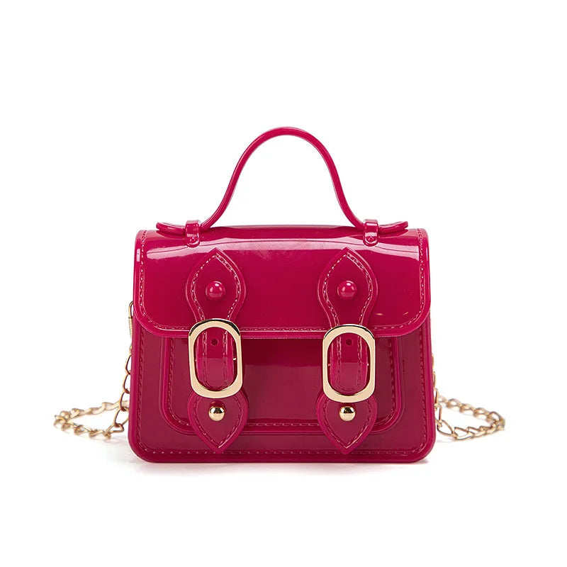 Jelly Mini Bag Chain Shoulder Bag for Women Handbags