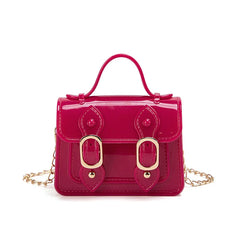 Jelly Mini Bag Chain Shoulder Bag for Women Handbags