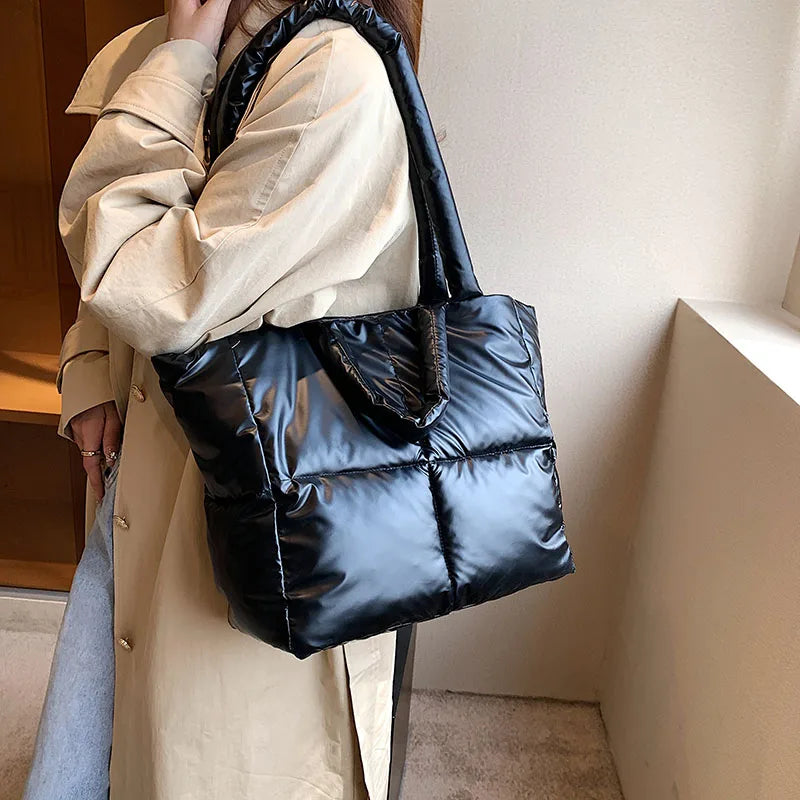 Large Tote Bag for Women High Capacity Solid Shoulder Bag Handbags