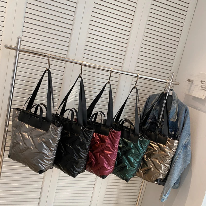 Winter Big Totes Bag for Women Shoulder Handbag
