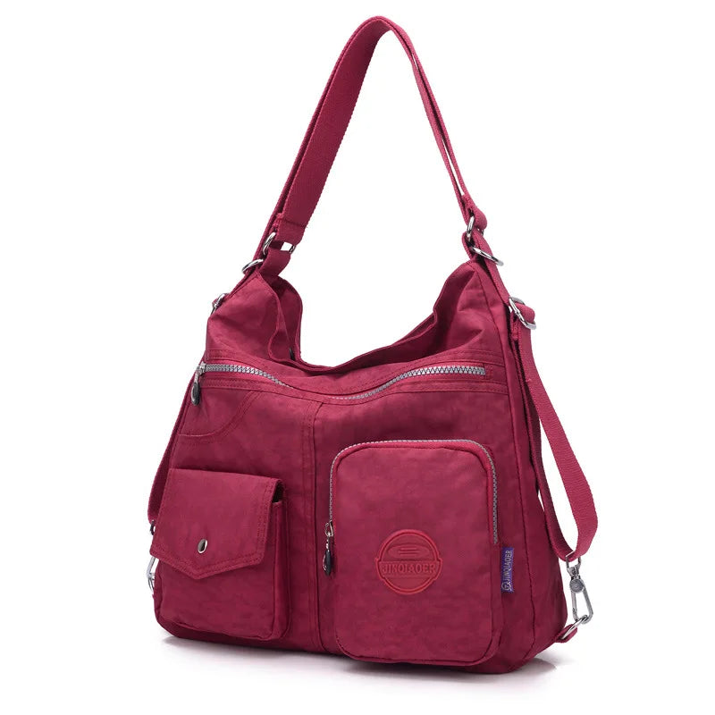 Jinqiaoer Women Shoulder Bags Waterproof Female Casual Multicolor