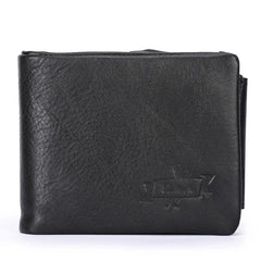 Vintage Solid Cowhide Men Wallet Multi-card Man Purse