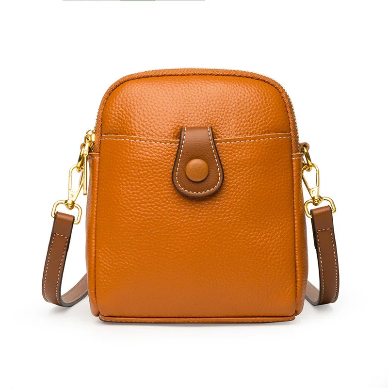 Leather Women Small Bag Summer Soft Shoulder & Crossbody Bags