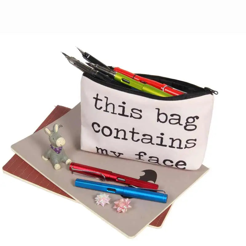 Cosmetic Bag Heat Transfer Printed Makeup Organizer