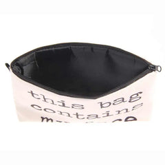 Cosmetic Bag Heat Transfer Printed Makeup Organizer